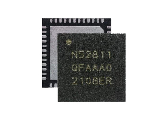 NRF52811-QFAA-R BT IC 2.4GHz Low Energy BT 5.4 SoC QFN48 BT 5.4 Sistema su chip