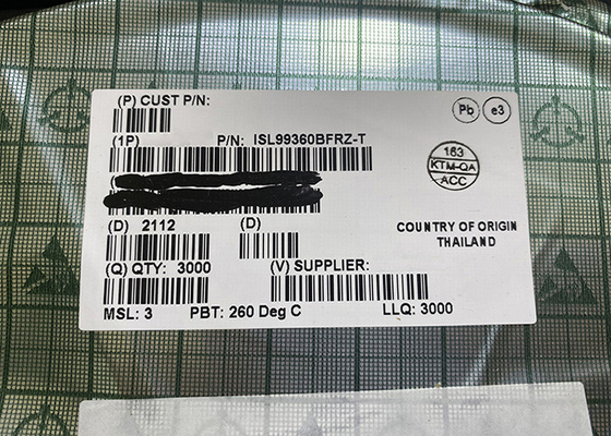Driver pieni del Mezzo ponte della gestione di potere del chip ISL99360BFRZ del circuito integrato