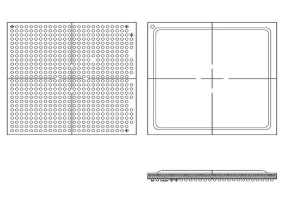 Famiglia Virtex-5 FPGA XC5VLX30T-1FF323C integrato - Array di gate programmabile sul campo