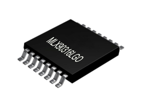 Posizione lineare dell'ala MLX90316LGO-BCG-000-RE del gabbiano che misura TSSOP16 Hall Effect