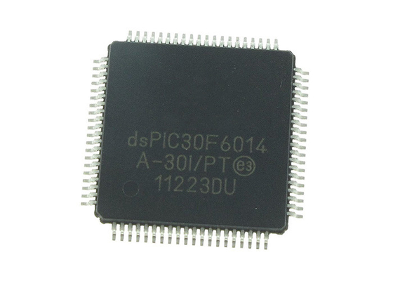 Regolatori ad alto rendimento del segnale numerico di 16 bit del chip DSPIC30F6014A-30I/PT del circuito integrato