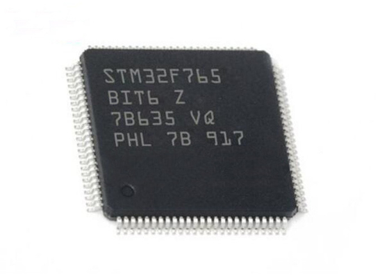Microcontroller IC del Unico centro 216MHz del chip STM32F765BIT6 del circuito integrato