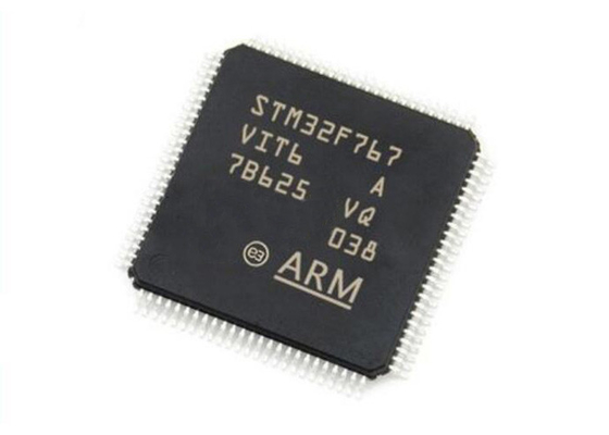 Centro di IC LQFP100 del microcontroller di rendimento elevato STM32F767VIT6 2Mbytes il singolo