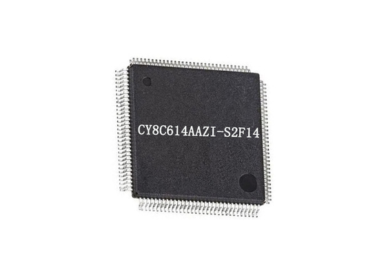128-TQFP microcontroller istantaneo IC di 32 bit 150MHz 2MB del pacchetto CY8C614AAZI-S2F14