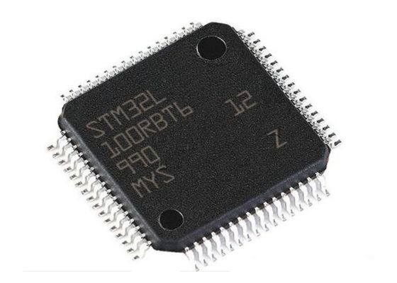 microcontroller IC 64LQFP del centro del chip STM32L100RBT6 del circuito integrato 32MHz singoli