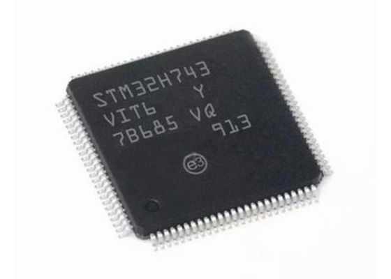 480MHz i singoli microcontroller del centro dell'ARM Cortex M7 STM32H743VIT6 scheggiano LQFP100