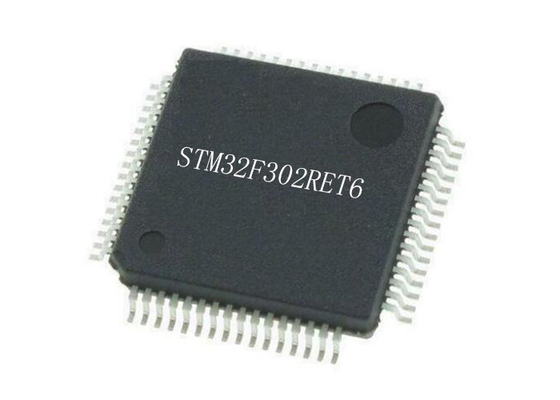 LQFP64 i singoli microcontroller del centro 72MHz dell'ARM Cortex M4 STM32F302RET6 32Bit scheggiano