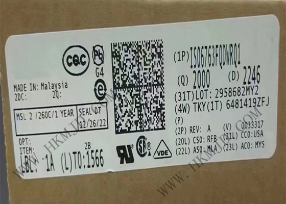 Isolatori SOIC16 di Digital di Manica del chip ISO6763FQDWRQ1 sei del circuito integrato