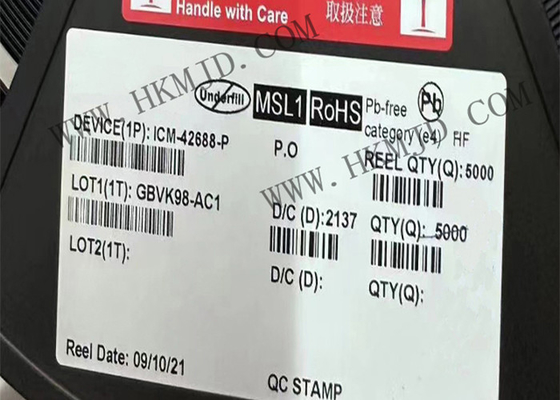 Il sensore di asse di alta precisione 6 del chip ICM-42688-P del circuito integrato ha prodotto LGA14