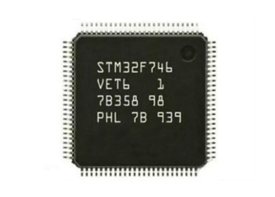 Corteccia ISTANTANEA M7 MCU 100LQFP del braccio di IC STM32F746VET6 216MHz dei microcontroller 512KB