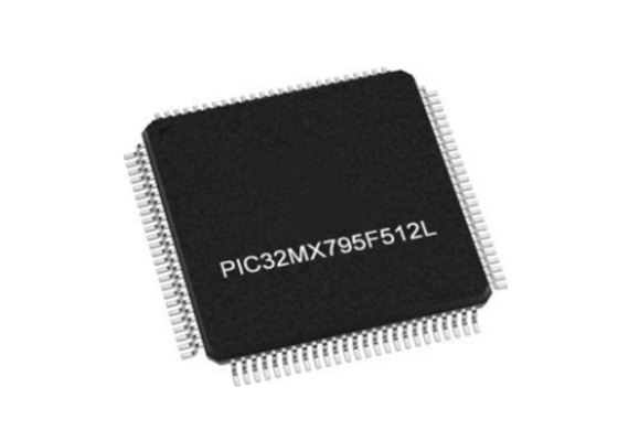 512KB microcontroller del Unico centro di 32 bit dell'istantaneo PIC32MX795F512L-80I/PT - MCU 100-TQFP