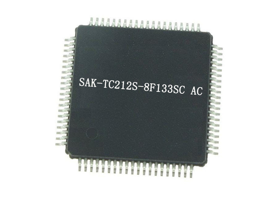 Microcontroller IC TQFP-80 di CA 133MHz 3.3V del chip SAK-TC212S-8F133SC del circuito integrato