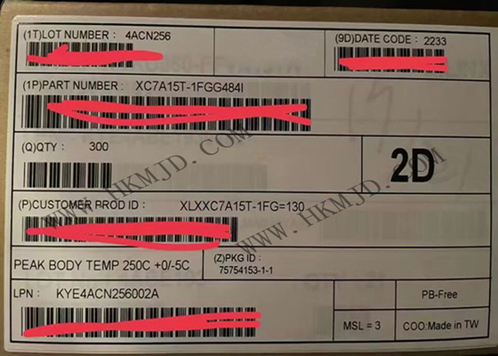 Gate array programmabile 484-BBGA del campo del chip XC7A15T-1FGG484I Artix-7 del circuito integrato