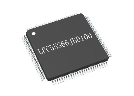 Singole componenti del circuito integrato di IC 100LQFP dei microcontroller del centro LPC55S66JBD100