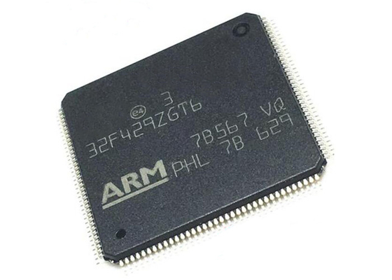 STM32F429ZGT6 ha integrato centro del chip 144LQFP del microcontroller dell'ARM Cortex M4 di IC il singolo