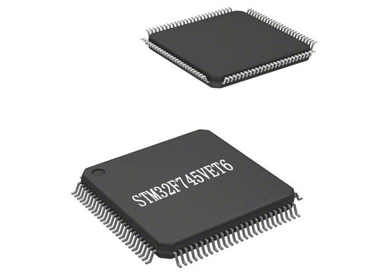 Microcontroller incastonati istantanei del microcontroller MCU STM32F745VET6 512KB