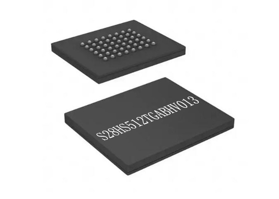 FLASH di CMOS ad alta velocità S28HS512TGABHV013 NÉ chip del circuito integrato di IC 24FBGA di memoria
