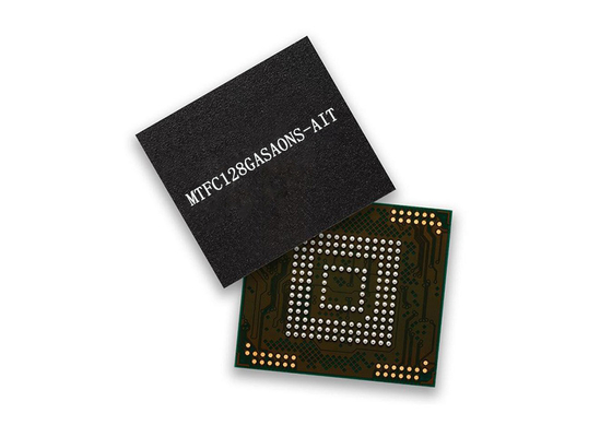 Memoria IC del chip MTFC128GASAONS-AIT 1Tbit 52MHz 153-TFBGA del circuito integrato