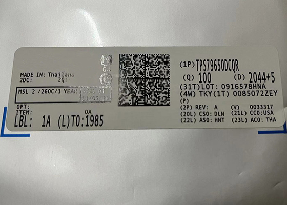 Rumore ultrabasso lineare dei regolatori 1A di interruzione procedura bassa del chip TPS79650DCQR del circuito integrato