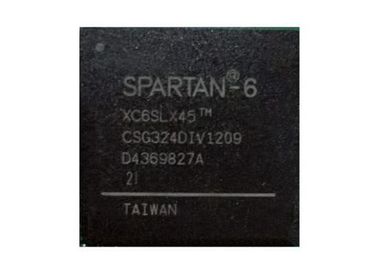 Chip programmabile 324CSPBGA del circuito integrato di gate array XC6SLX45-2CSG324I del campo