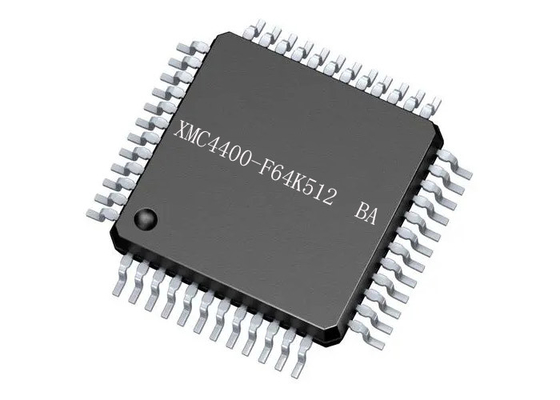 64-LQFP ha esposto il microcontroller di superficie IC di SEDERE del supporto XMC4400-F64K512 del cuscinetto