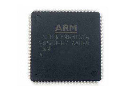 Microcontroller MCU del CPU 180MHz del braccio 32Bit Cortex-M4 del chip 176LQFP STM32F469IGT6 di IC