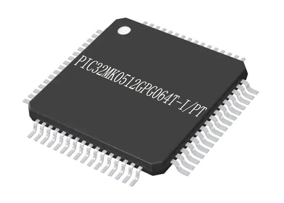 Singolo microcontroller IC del microcontroller MCU 64TQFP del centro PIC32MK0512GPG064T-I/PT