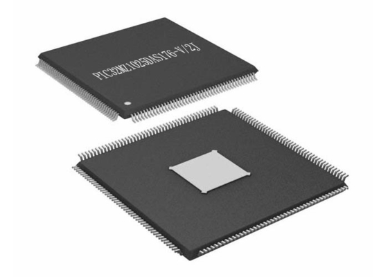 176-LQFP microcontroller IC del Unico centro 200MHz del pacchetto PIC32MZ1025DAS176-V/2J