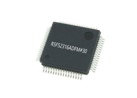 Il centro 64-LFQFP del CPU di 32 bit RXv2 del microcontroller MCU R5F52316ADFM#30 256KB