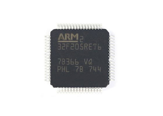 Supporto della superficie del pacchetto dell'ISTANTANEO 64-LQFP del microcontroller MCU IC STM32F205RET6