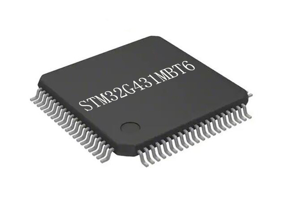 Singolo rendimento elevato 170MHz del microcontroller MCU 80LQFP del centro STM32G431MBT6