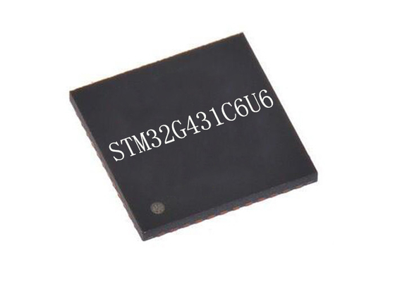 rendimento elevato del microcontroller MCU 48UFQFN del centro STM32G431C6U6 170MHz di 32Bit RISC