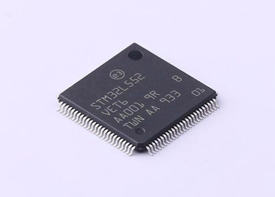 100-LQFP il BRACCIO di superficie Cortex-M33 del supporto STM32L552VET6 ha incastonato i microcontroller IC