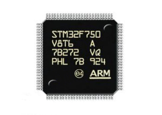 STM32F750V8T6 il microcontroller MCU ARMA il chip del microcontroller di Cortex-M7 100LQFP