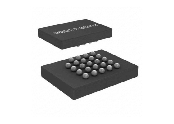 Memoria elettronica IC 512Mbit 24-FBGA dei circuiti integrati S26HS512TGABHI013