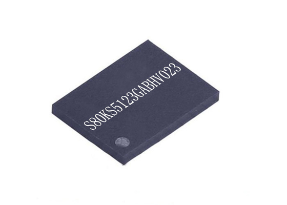 chip di memoria del chip FBGA24 del circuito integrato di IC S80KS5123GABHV023 di memoria 512Mbit