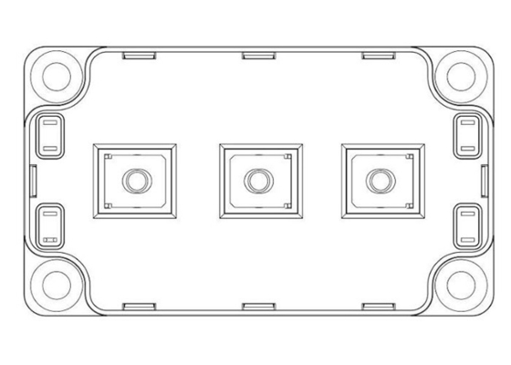 Modulo di potere della gamba di fase del diodo del collegamento in serie MSCDC450A70AG 450A di 1 paio sic 700V