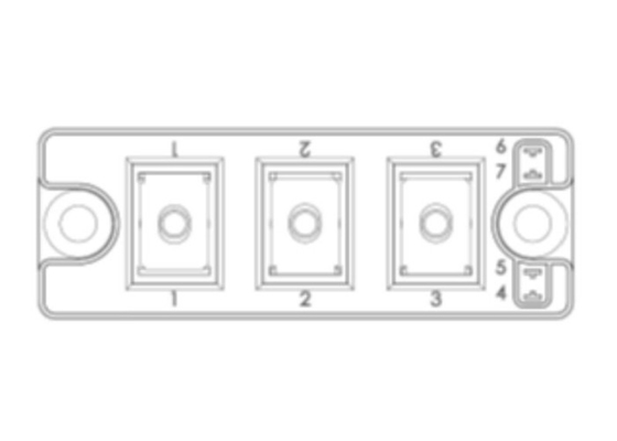 di fase 200A della gamba moduli automobilistici del modulo di potere dei diodi sic MSCDC200A120D1PAG IGBT