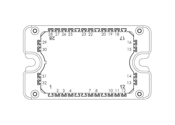 Moduli IGBT automotive MSCSM70VM19C3AG Mosfet Array Transistor a montaggio su telaio