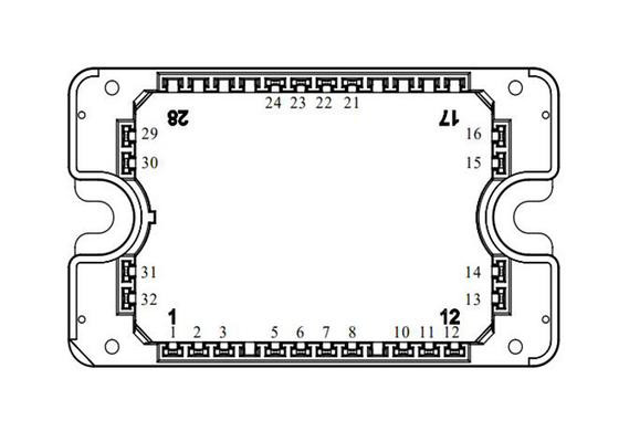 Inverter a tre livelli MSCSM170TLM23C3AG Modulo di potenza MOSFET SiC 1700V 4N-canale