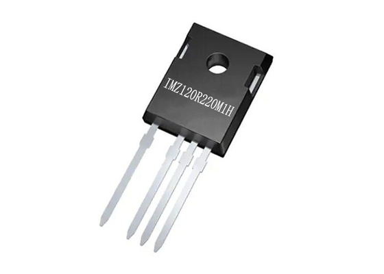 Transistor TO-247-4 dei FETs del MOSFET del carburo di silicio del MOSFET IMZ120R220M1H di CoolSiC singoli
