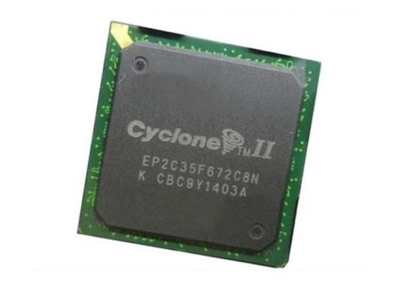Chip programmabili di gate array 260MHz FPGA del giacimento del ciclone II di 672-FBGA EP2C35F672C8