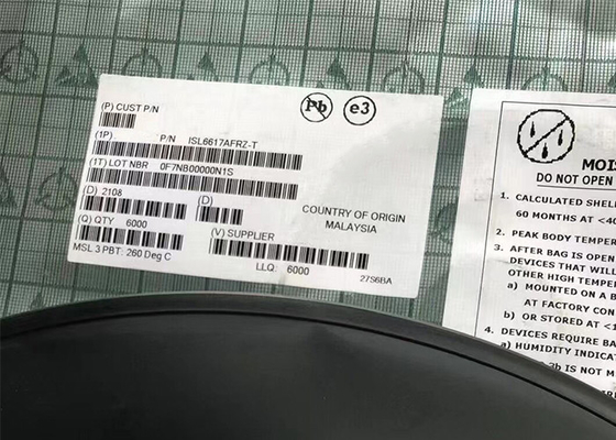Duplicatore del chip ISL6617AFRZ 6mA PWM del circuito integrato con la caratteristica del monitoraggio dell'uscita