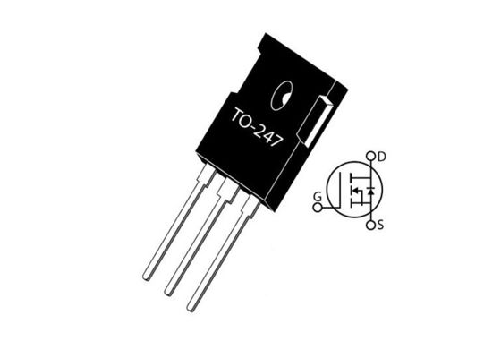 MOSFET TO-247-3 di potere di N-Manica del carburo di silicio del chip MSC017SMA120B del circuito integrato