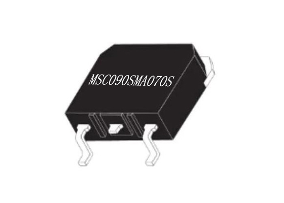 Transistor TO-268-3 del MOSFET del chip MSC090SMA070S 700V del circuito integrato sic