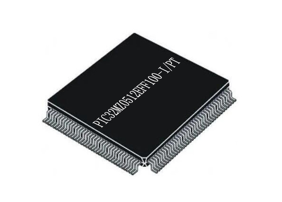 Il chip PIC32MZ0512EFF100-I/PT del circuito integrato ha incastonato i microcontroller TQFP100