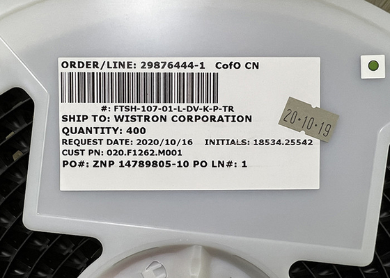 Connettore di superficie dell'intestazione del supporto di posizione del chip 14 di FTSH-107-01-L-DV-K-P-TR IC