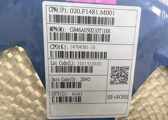 Circuito integrato Chip Tubes And Wire Housings di G846A050210T1HR SMD