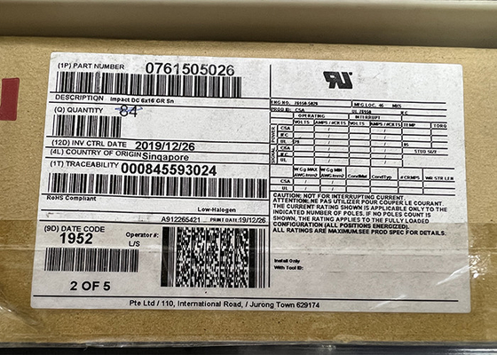 76150-5026 circuito integrato Chip Backplane Connectors 288POS attraverso il foro