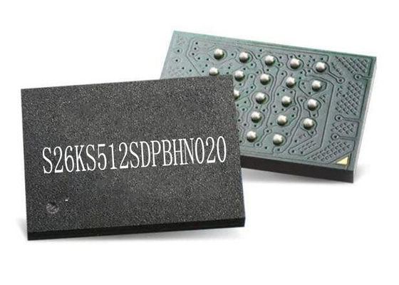 S26KS512SDPBHN020 NÉ memoria IC del chip 512Mbit del circuito integrato di IC 24-FBGA di memoria